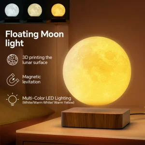 Magnetic Floating Rotating Moon Lamp