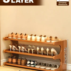 Bamboo Shoe Rack